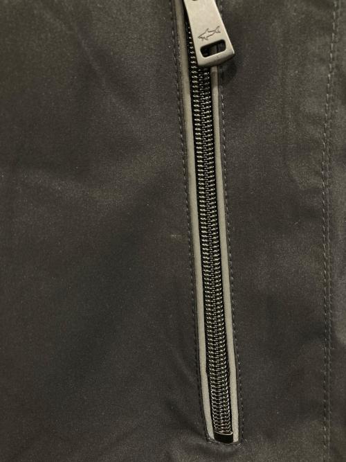 Paul&Shark（ポールアンドシャーク）Paul&Shark (ポールアンドシャーク) ダイナミックストレッチエコナイロンスタンドカラーパデッドベスト ブラック サイズ:Mの古着・服飾アイテム