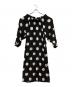 Y's（ワイズ）の古着「ポルカドットボリュームドレス」｜ブラック