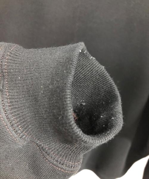 SEESEE（シーシー）SEESEE (シーシー) プリントスリーブスウェット ブラック サイズ:XLの古着・服飾アイテム