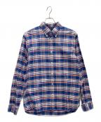 BROOKS BROTHERSブルックスブラザーズ）の古着「チェックBDシャツ」｜ブルー