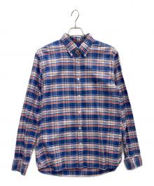 BROOKS BROTHERS（ブルックスブラザーズ）の古着「チェックBDシャツ」｜ブルー