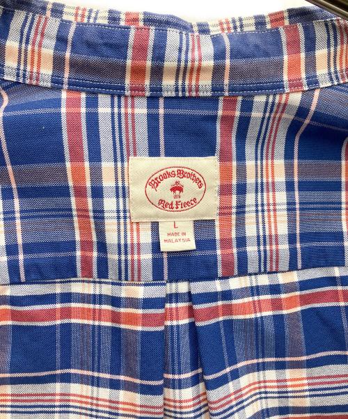 BROOKS BROTHERS（ブルックスブラザーズ）BROOKS BROTHERS (ブルックスブラザーズ) チェックBDシャツ ブルー サイズ:Lの古着・服飾アイテム