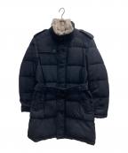 BURBERRY BLACK LABELバーバリーブラックレーベル）の古着「ダウンコート」｜ブラック