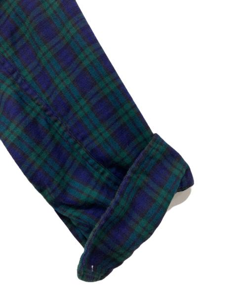 Frank&Eileen（フランクアンドアイリーン）Frank&Eileen (フランクアンドアイリーン) チェックスキッパーシャツ ネイビー×グリーン サイズ:Sの古着・服飾アイテム