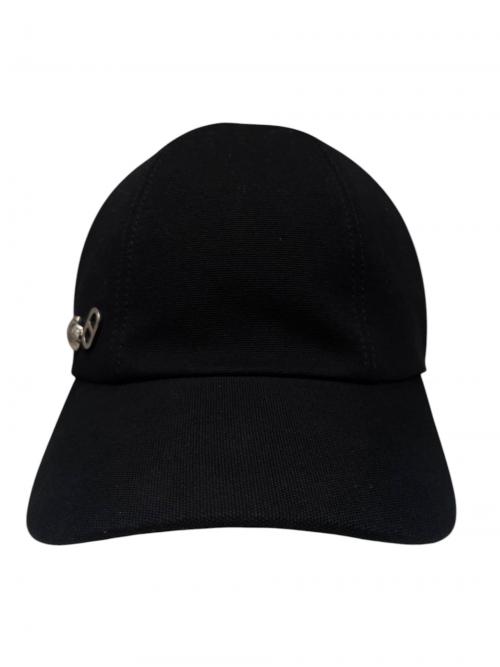 HERMES（エルメス）HERMES (エルメス) セレーナ シーシェル キャップ ブラック サイズ:57の古着・服飾アイテム