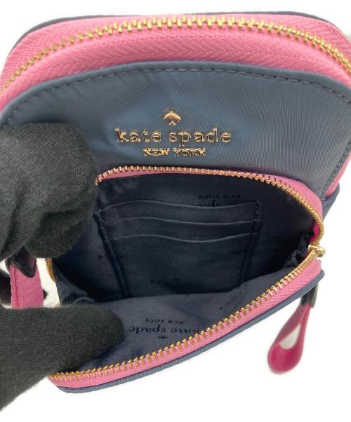 Kate Spade（ケイトスペード）Kate Spade (ケイトスペード) チェルシー カラーブロック ノース サウス デュアル ジップ フォン クロスボディ ブルーストーンマルチの古着・服飾アイテム