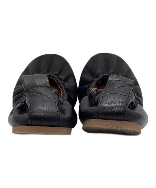 ATP ATELIER（エーティーピー アトリエ）ATP ATELIER (エーティーピー アトリエ) バレエフラットシューズ ブラック サイズ:37の古着・服飾アイテム