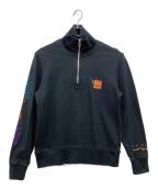 PS Paul SmithＰＳポールスミス）の古着「ハーフジップスウェット」｜ブラック