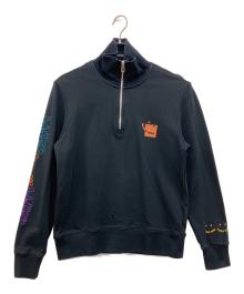 PS Paul Smith（ＰＳポールスミス）の古着「ハーフジップスウェット」｜ブラック