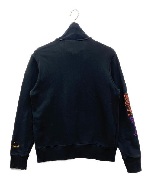 PS Paul Smith（ＰＳポールスミス）PS Paul Smith (ＰＳポールスミス) ハーフジップスウェット ブラック サイズ:Mの古着・服飾アイテム