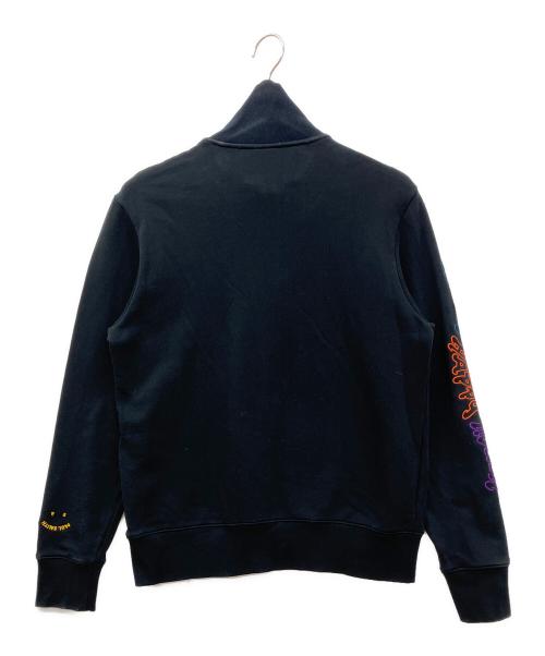 PS Paul Smith（ＰＳポールスミス）PS Paul Smith (ＰＳポールスミス) ハーフジップスウェット ブラック サイズ:Mの古着・服飾アイテム