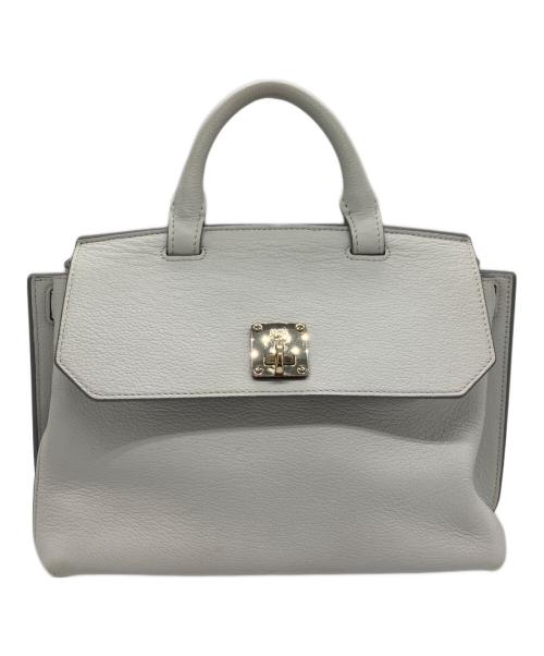 MCM（エムシーエム）MCM (エムシーエム) 2WAYバッグ ホワイトの古着・服飾アイテム