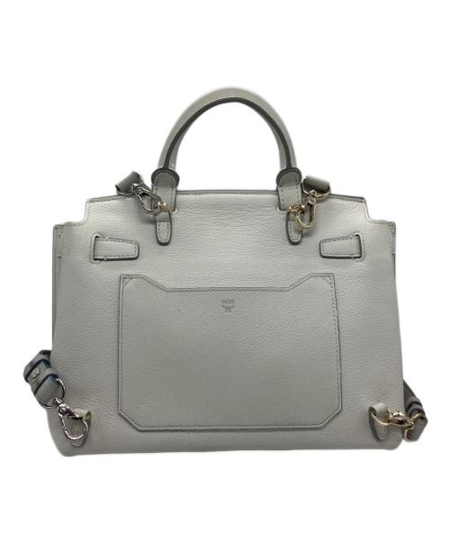 MCM（エムシーエム）MCM (エムシーエム) 2WAYバッグ ホワイトの古着・服飾アイテム