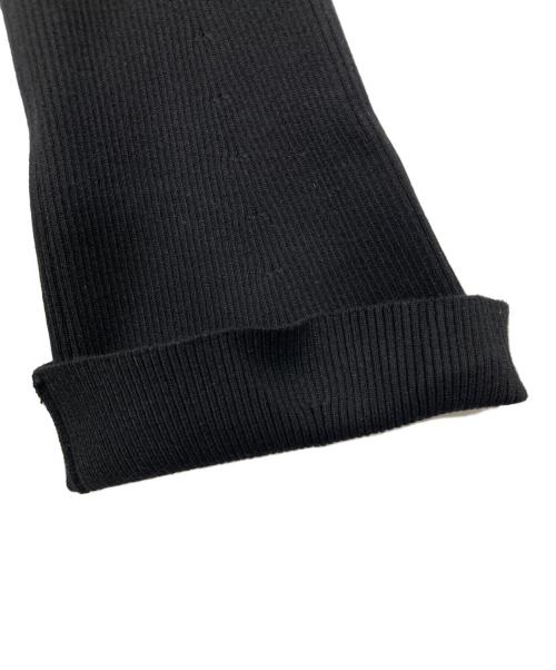 anuans（アニュアンス）anuans (アニュアンス) ドッキングニットワンピース ブラック サイズ:Sの古着・服飾アイテム