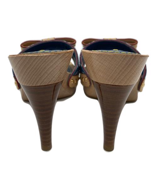 LOUIS VUITTON（ルイ ヴィトン）LOUIS VUITTON (ルイ ヴィトン) モノグラムデニムミュール インディゴ サイズ:34の古着・服飾アイテム