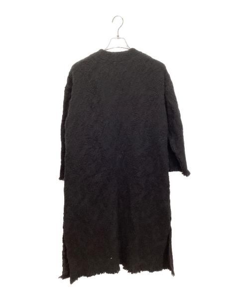 ne quittez pas（ヌキテパ）ne quittez pas (ヌキテパ) Wool Jacquard Coat ブラック サイズ:表記無しの古着・服飾アイテム