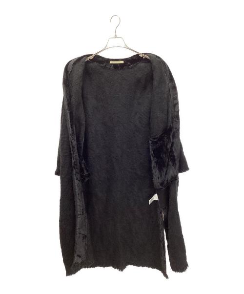 ne quittez pas（ヌキテパ）ne quittez pas (ヌキテパ) Wool Jacquard Coat ブラック サイズ:表記無しの古着・服飾アイテム