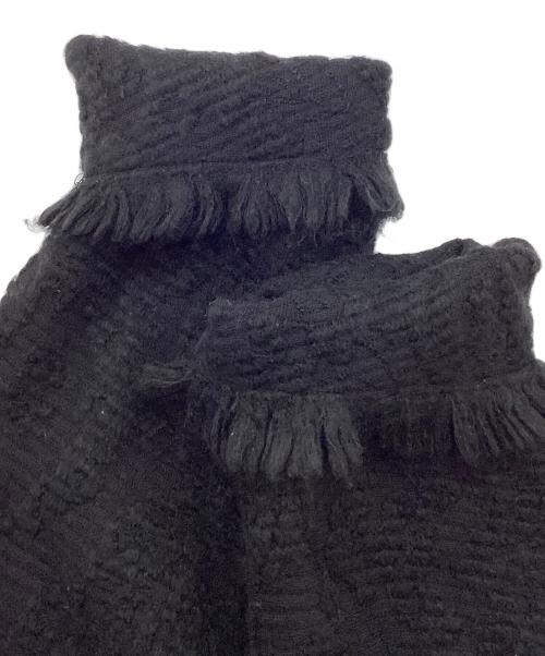 ne quittez pas（ヌキテパ）ne quittez pas (ヌキテパ) Wool Jacquard Coat ブラック サイズ:表記無しの古着・服飾アイテム