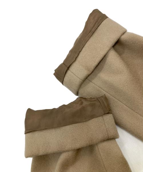 Dessin de mode（デッサンデモード）Dessin de mode (デッサンデモード) STUDIOUS (ステュディオス) 別注スタンドカラーウールコート ベージュ サイズ:1の古着・服飾アイテム
