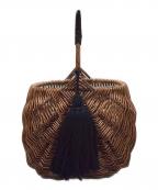 Pale Juteペールジュート）の古着「カゴバッグ」｜ブラウン