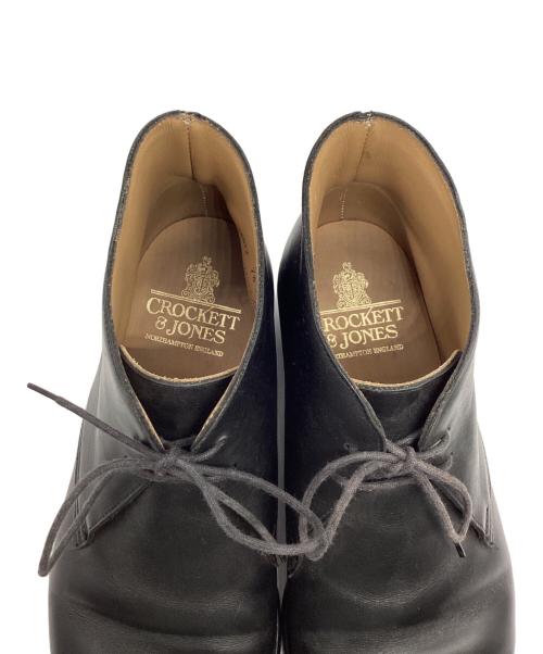 Crockett & Jones（クロケット＆ジョーンズ）Crockett & Jones (クロケット＆ジョーンズ) チャッカーブーツ ブラック サイズ:7　1/2の古着・服飾アイテム