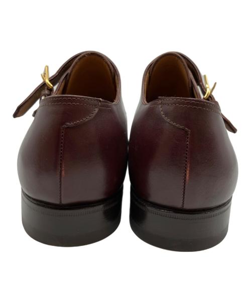 ENZO BONAFE（エンツォボナフェ）ENZO BONAFE (エンツォボナフェ) ダブルモンクストラップシューズ バーガンディー サイズ:6の古着・服飾アイテム