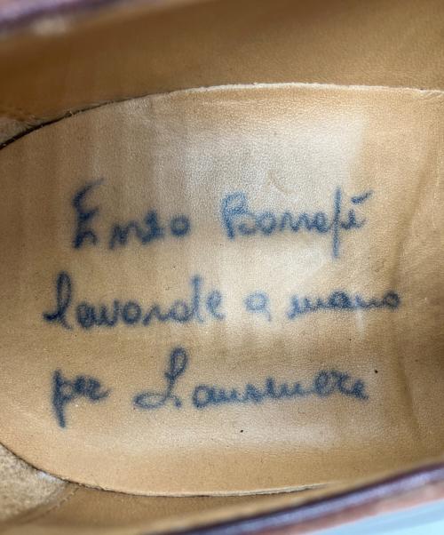 ENZO BONAFE（エンツォボナフェ）ENZO BONAFE (エンツォボナフェ) ダブルモンクストラップシューズ バーガンディー サイズ:6の古着・服飾アイテム