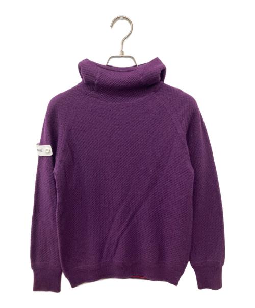 BRIEFING（ブリーフィング）BRIEFING (ブリーフィング) ハイネック ニットフーディ バーガンディー サイズ:Mの古着・服飾アイテム