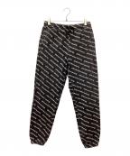 ALEXANDER WANGアレキサンダー・ワン）の古着「総柄デニムジョガーパンツ」｜ブラック