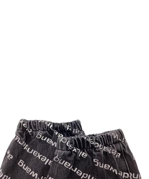 ALEXANDER WANG（アレキサンダー・ワン）ALEXANDER WANG (アレキサンダー・ワン) 総柄デニムジョガーパンツ ブラック サイズ:XSの古着・服飾アイテム