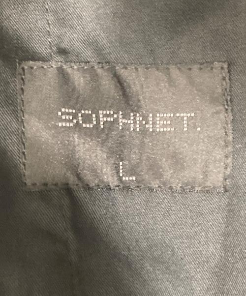 SOPHNET.（ソフネット）SOPHNET. (ソフネット) SUMMER STRETCH WOOL STANDARD PANTS ブラック サイズ:L 未使用品の古着・服飾アイテム