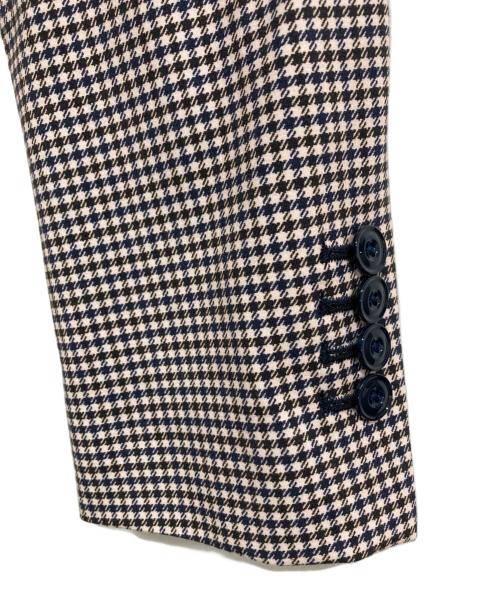 CIRCOLO 1901（チルコロ1901）CIRCOLO 1901 (チルコロ1901) houndstooth jacket / ハウンドトゥース ジャケット ベージュ サイズ:50の古着・服飾アイテム