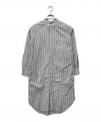 Americanaアメリカーナ）の古着「ストライプシャツワンピース」｜ホワイト