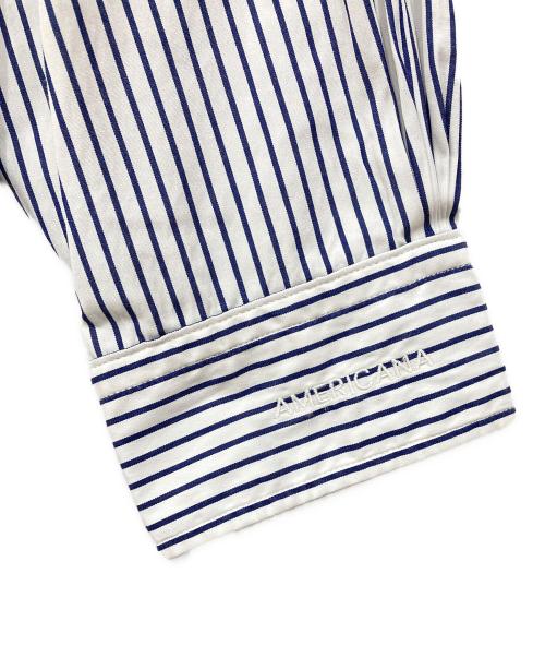 Americana（アメリカーナ）Americana (アメリカーナ) ストライプシャツワンピース ホワイト サイズ:不明の古着・服飾アイテム