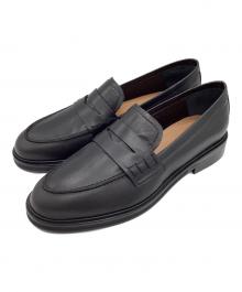 FLATTERED（フラッタード）の古着「SARA レザーローファー」｜ブラック