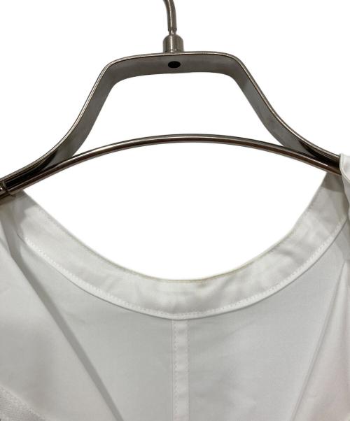 HYKE（ハイク）HYKE (ハイク) T/C PLEATED SHIRT DRESS ホワイト サイズ:1の古着・服飾アイテム