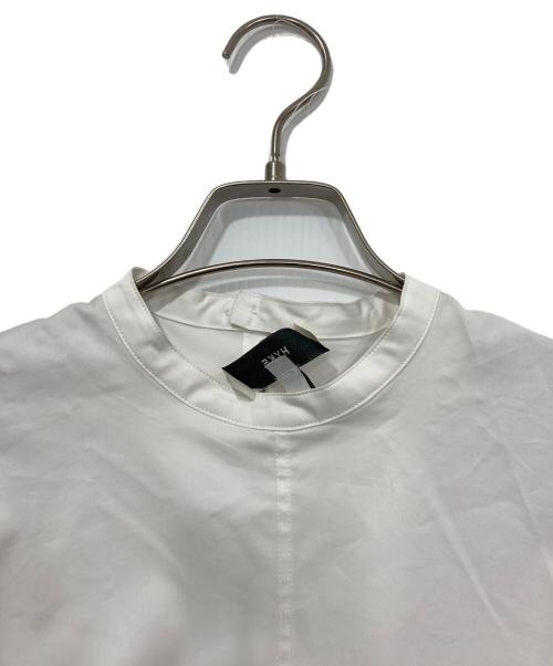 HYKE（ハイク）HYKE (ハイク) T/C PLEATED SHIRT DRESS ホワイト サイズ:1の古着・服飾アイテム