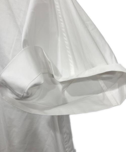 HYKE（ハイク）HYKE (ハイク) T/C PLEATED SHIRT DRESS ホワイト サイズ:1の古着・服飾アイテム