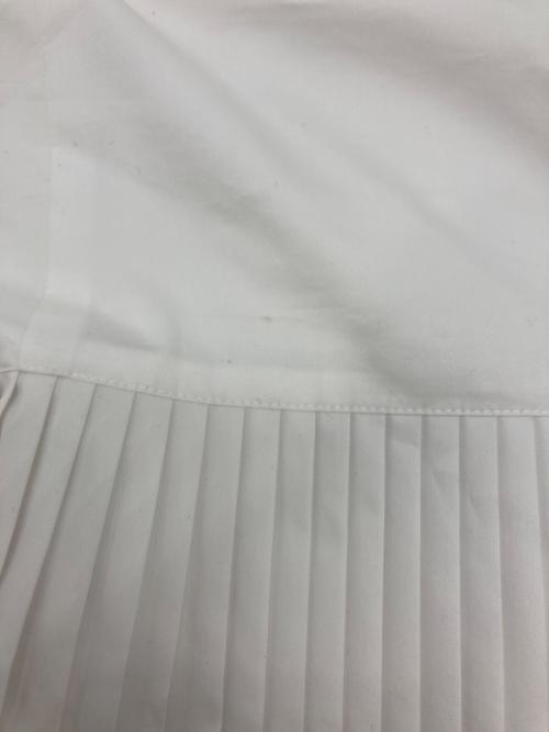 HYKE（ハイク）HYKE (ハイク) T/C PLEATED SHIRT DRESS ホワイト サイズ:1の古着・服飾アイテム