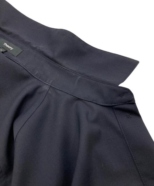 theory（セオリー）theory (セオリー) LIGHT TRACEABLE CLASSIC MENSWEAR SHIRT J ネイビー サイズ:Sの古着・服飾アイテム