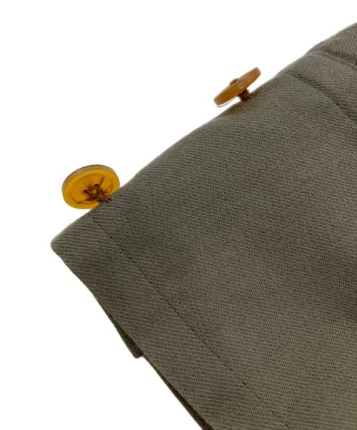 Vivienne Westwood RED LABEL（ヴィヴィアンウエストウッドレッドレーベル）Vivienne Westwood RED LABEL (ヴィヴィアンウエストウッドレッドレーベル) オーブ刺繍スタンドカラーブラウス オリーブ サイズ:00の古着・服飾アイテム