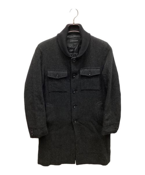 LOUNGE LIZARD（ラウンジリザード）LOUNGE LIZARD (ラウンジリザード) ツイードコート ブラック サイズ:2の古着・服飾アイテム