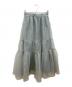 ARPEGE STORY（アルページュストーリー）の古着「オーガンティアードスカート」｜ブルー