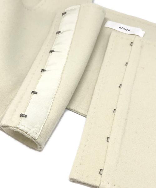 ebure（エブール）EBURE (エブール) リバーメルトン ビスチェベスト グリーン サイズ:36の古着・服飾アイテム