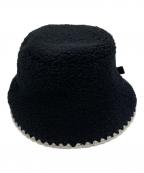 UGGアグ）の古着「fluff Scalloped Hat」｜ブラック