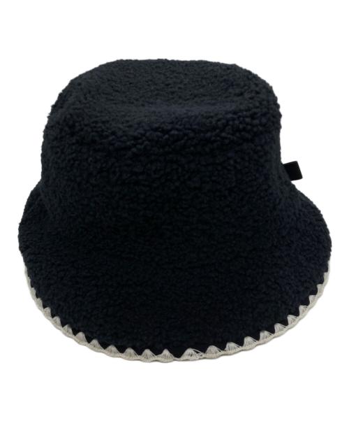 UGG（アグ）UGG (アグ) fluff Scalloped Hat ブラックの古着・服飾アイテム