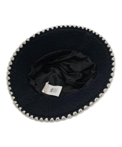 UGG（アグ）UGG (アグ) fluff Scalloped Hat ブラックの古着・服飾アイテム