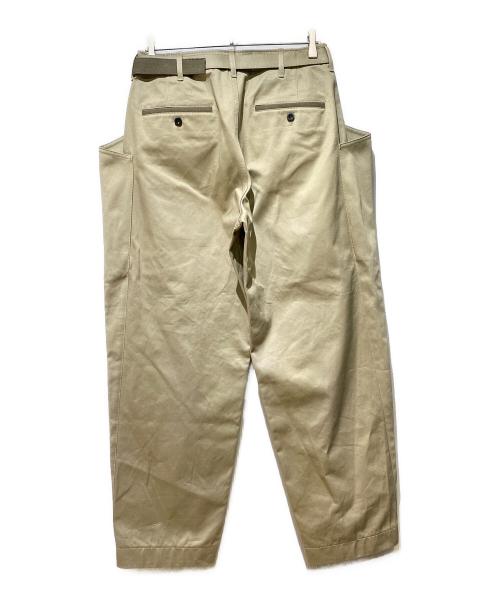 sacai（サカイ）sacai (サカイ) 25SS Cotton Chino Pants（コットンチノパンツ） ベージュ サイズ:1の古着・服飾アイテム