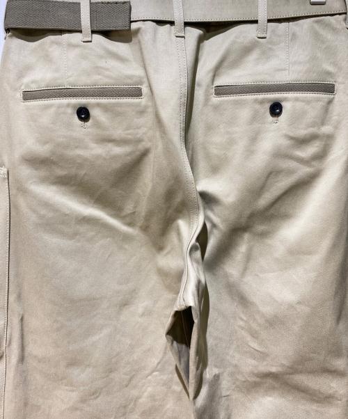 sacai（サカイ）sacai (サカイ) 25SS Cotton Chino Pants（コットンチノパンツ） ベージュ サイズ:1の古着・服飾アイテム