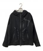 DESCENTE ALLTERRAINデザイント オルテライン）の古着「STREAMLINE ACTIVE SHELL JACKET / ストリームライン アクティブ シェルジャケット」｜ブラック